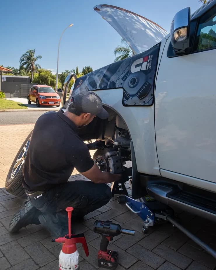 Brake service and inspection
