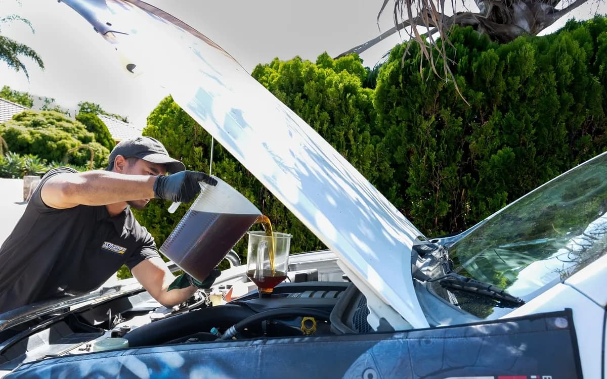 Oil and filter change